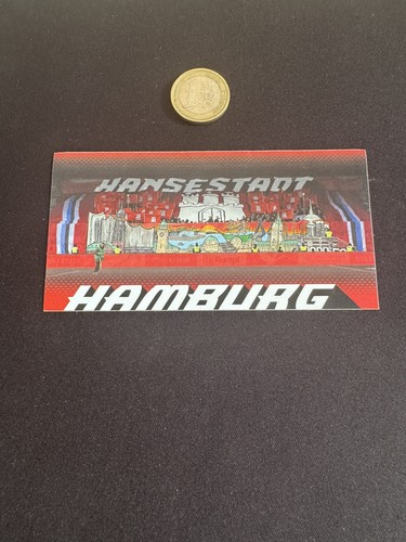 Adesivo hamburger hsv - hamburger,