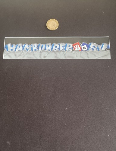 Adesivo hamburger hsv - adesivo,